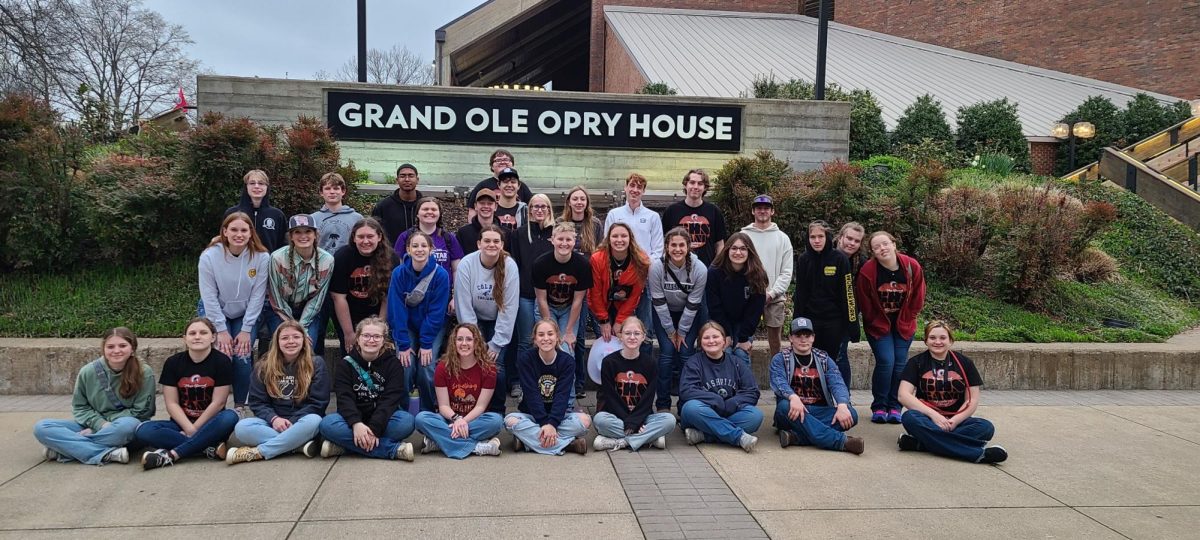 BHS band plays at Nashvilles RCA Studios, Grand Ole Opry