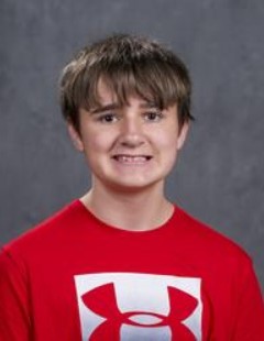 Thompson named Beloit Junior High Student of the Month for May