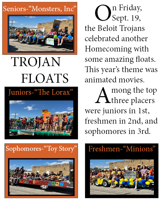 Juniors win Homecoming float decoration contest