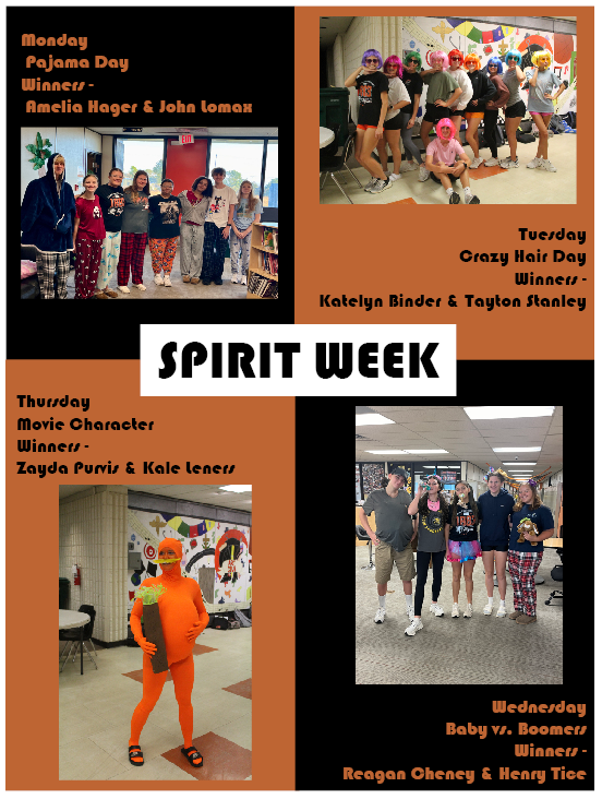 Spirit Week winners announced