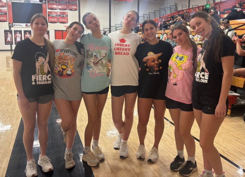 Girls basketball holds first dodgeball tournament